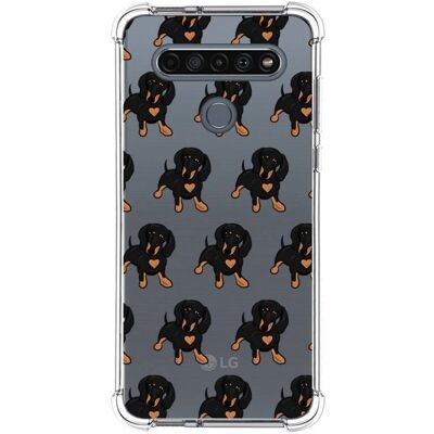 Coque en Silicone Tumundosmartphone Chiens Résistante aux Chocs pour LG K61 - Publicité Coque en Silicone Tumundosmartphone Chiens Résistante aux Chocs pour LG K61 - Publicité