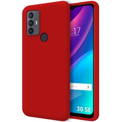 Tumundo - TCL 30 SE - Rouge - Étui - Publicité Tumundo - TCL 30 SE - Rouge - Étui - Publicité