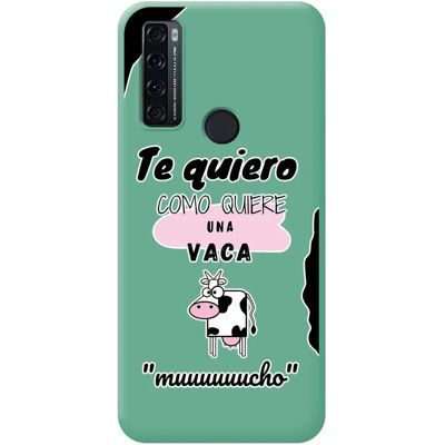 Coque en silicone liquide TUMUNDOSMARTPHONE TCL 20 SE - Vert - Publicité Coque en silicone liquide TUMUNDOSMARTPHONE TCL 20 SE - Vert - Publicité