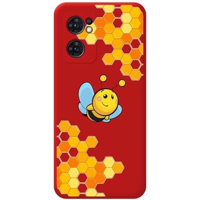 TUMUNDOSMARTPHONE Coque en Silicone Liquide Rouge pour Oppo Find X5 Lite 5G - Publicité TUMUNDOSMARTPHONE Coque en Silicone Liquide Rouge pour Oppo Find X5 Lite 5G - Publicité