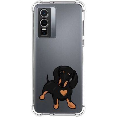 Coque en Silicone Antichocs Tumundosmartphone pour Vivo Y76 5G - Chiens - Publicité Coque en Silicone Antichocs Tumundosmartphone pour Vivo Y76 5G - Chiens - Publicité