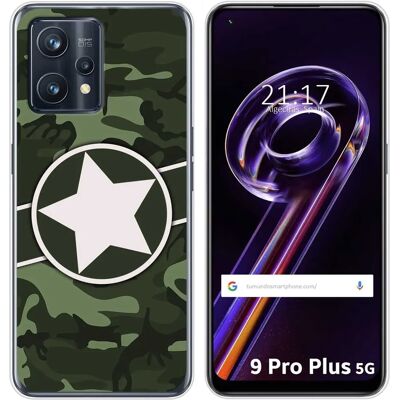 Coque pour Realme 9 Pro Plus 5G TUMUNDOSMARTPHONE Camouflage - Publicité Coque pour Realme 9 Pro Plus 5G TUMUNDOSMARTPHONE Camouflage - Publicité