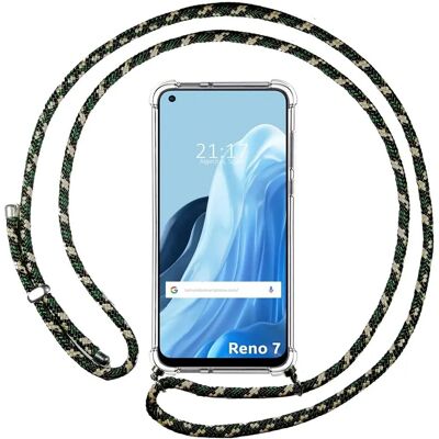 Coque pour Oppo Reno 7 4G TUMUNDOSMARTPHONE Vert - Étui - Publicité Coque pour Oppo Reno 7 4G TUMUNDOSMARTPHONE Vert - Étui - Publicité