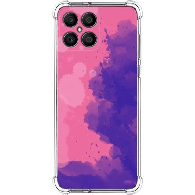 Coque en silicone antichoc personnalisée pour Huawei Honor X8 - Aquarelle - Publicité Coque en silicone antichoc personnalisée pour Huawei Honor X8 - Aquarelle - Publicité