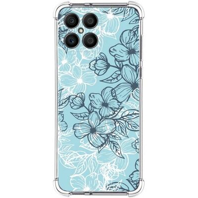 Coque en silicone floral pour Huawei Honor X8 - Étui - Publicité Coque en silicone floral pour Huawei Honor X8 - Étui - Publicité