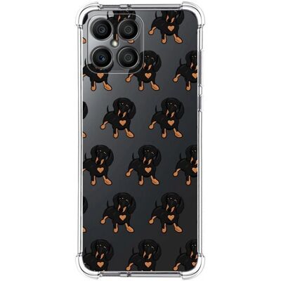 Coque Huawei Honor X8 - Design Chien - Anti Choc - Silicone Transparent - Publicité Coque Huawei Honor X8 - Design Chien - Anti Choc - Silicone Transparent - Publicité