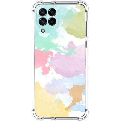Samsung Galaxy M53 5G - Coque en silicone aquarelle antichoc - Publicité Samsung Galaxy M53 5G - Coque en silicone aquarelle antichoc - Publicité