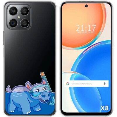 Coque Personnalisée Hipo TPU Gel pour Huawei Honor X8 - Étui - Publicité Coque Personnalisée Hipo TPU Gel pour Huawei Honor X8 - Étui - Publicité