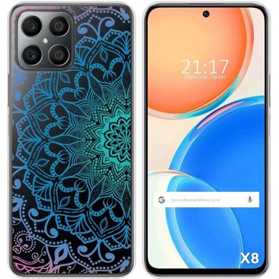 Coque Transparente Mandala Personnalisée Honor X8 TUMUNDOSMARTPHONE - Publicité Coque Transparente Mandala Personnalisée Honor X8 TUMUNDOSMARTPHONE - Publicité