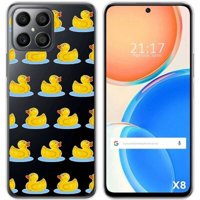 Coque en Silicone Canard pour Huawei Honor X8 - Publicité Coque en Silicone Canard pour Huawei Honor X8 - Publicité