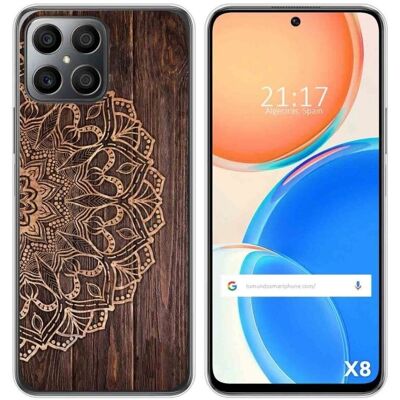 Coque multicolore en bois pour Huawei Honor X8 - Publicité Coque multicolore en bois pour Huawei Honor X8 - Publicité