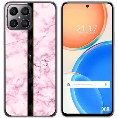 Coque en marbre pour Huawei Honor X8 - Personnalisée - Publicité Coque en marbre pour Huawei Honor X8 - Personnalisée - Publicité