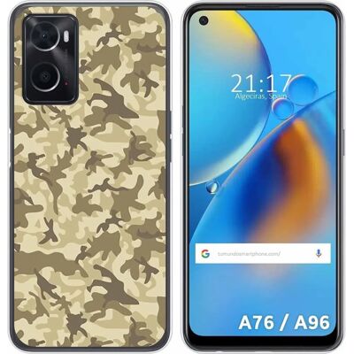 Coque Oppo A76/A96 Camouflage Sable TUMUNDOSMARTPHONE - Publicité Coque Oppo A76/A96 Camouflage Sable TUMUNDOSMARTPHONE - Publicité