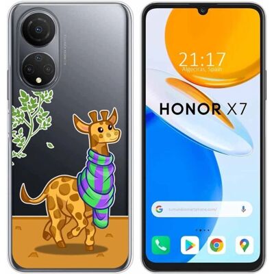 Coque Transparente Girafe pour Huawei Honor X7 - Étui - Publicité Coque Transparente Girafe pour Huawei Honor X7 - Étui - Publicité