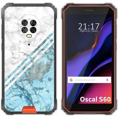 Coque Marbre pour Blackview Oscal S60 / S60 Pro - Protection personnalisée - Publicité Coque Marbre pour Blackview Oscal S60 / S60 Pro - Protection personnalisée - Publicité