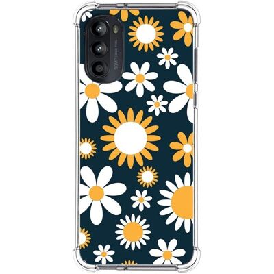 Coque Silicone Antichocs Motorola G52 - Motif Floral - Publicité Coque Silicone Antichocs Motorola G52 - Motif Floral - Publicité