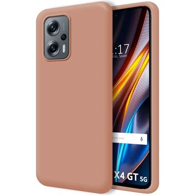 Coque en Silicone Liquide Rose pour Xiaomi Poco X4 GT 5G - Coque - Publicité Coque en Silicone Liquide Rose pour Xiaomi Poco X4 GT 5G - Coque - Publicité