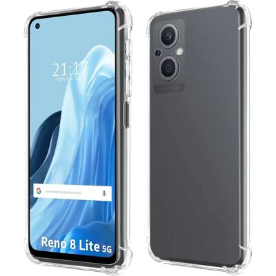 Capa Silicone Antishock Oppo Reno 8 Lite 5G - Capinha Capa Silicone Antishock Oppo Reno 8 Lite 5G - Capinha