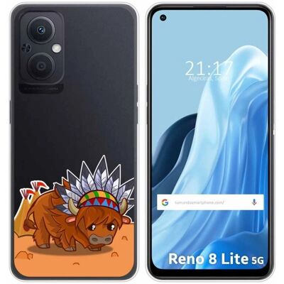 Coque Silicone Transparente Oppo Reno 8 Lite 5G - Publicité Coque Silicone Transparente Oppo Reno 8 Lite 5G - Publicité