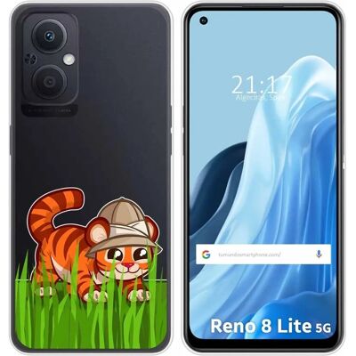 Coque en Silicone Transparente Oppo Reno 8 Lite 5G - Publicité Coque en Silicone Transparente Oppo Reno 8 Lite 5G - Publicité