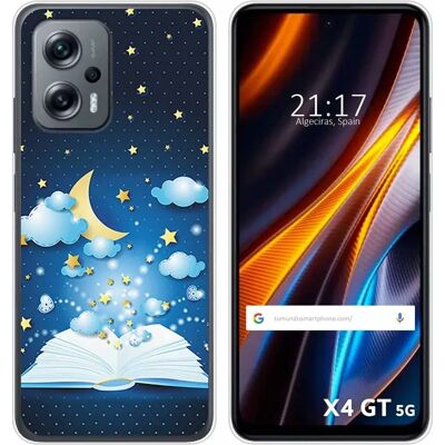 Coque silicone Xiaomi Poco X4 GT 5G - Design Livre - Publicité Coque silicone Xiaomi Poco X4 GT 5G - Design Livre - Publicité