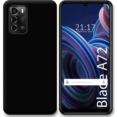 Coque en Silicone Noire TUMUNDOSMARTPHONE pour ZTE Blade A72 - Publicité Coque en Silicone Noire TUMUNDOSMARTPHONE pour ZTE Blade A72 - Publicité
