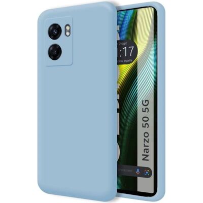 Coque en Silicone Bleu pour Realme Narzo 50 5G Tumundosmartphone Coque en Silicone Bleu pour Realme Narzo 50 5G Tumundosmartphone
