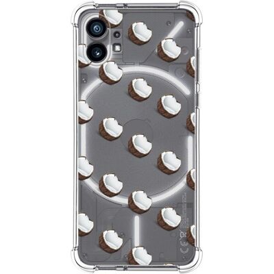 Coque Silicone Antichocs pour Nothing Phone 1 - Design Cocos - Publicité Coque Silicone Antichocs pour Nothing Phone 1 - Design Cocos - Publicité