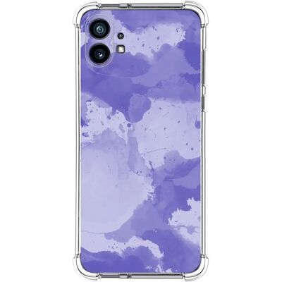 Coque Silicone Antichocs pour Nothing Phone 1 - Design Aquarelle - Publicité Coque Silicone Antichocs pour Nothing Phone 1 - Design Aquarelle - Publicité