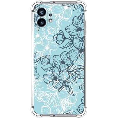 Coque en Silicone Antichocs pour Nothing Phone 1 - Design Floral - Publicité Coque en Silicone Antichocs pour Nothing Phone 1 - Design Floral - Publicité