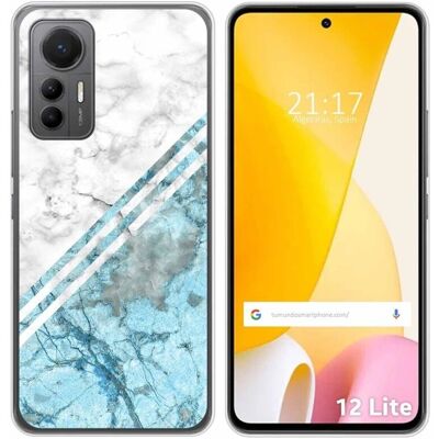 Coque en silicone pour Xiaomi 12 Lite 5G - Design Marbre - Publicité Coque en silicone pour Xiaomi 12 Lite 5G - Design Marbre - Publicité