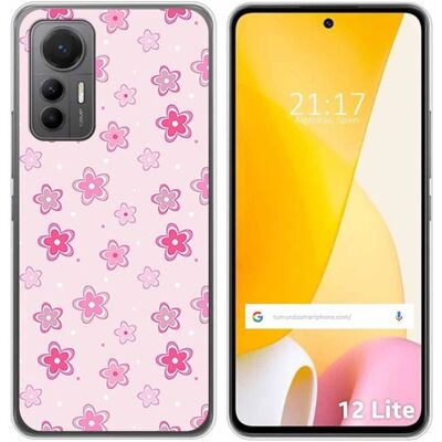 Coque en silicone Xiaomi 12 Lite 5G Fleurs - Étui - Publicité Coque en silicone Xiaomi 12 Lite 5G Fleurs - Étui - Publicité