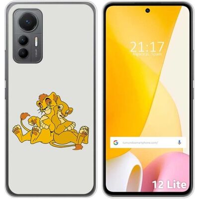 Coque Silicone pour Xiaomi 12 Lite 5G dessin Lions - Publicité Coque Silicone pour Xiaomi 12 Lite 5G dessin Lions - Publicité