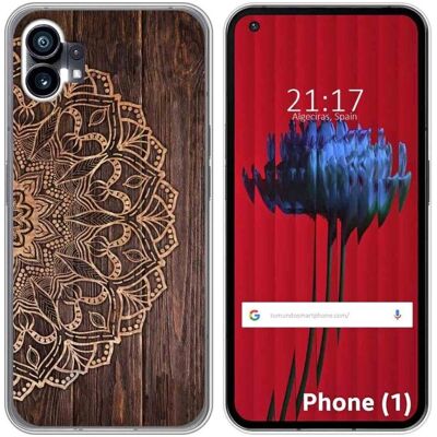 Coque Silicone pour Nothing Phone 1 design Bois - Publicité Coque Silicone pour Nothing Phone 1 design Bois - Publicité