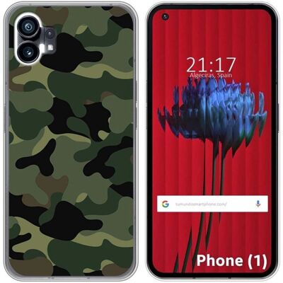 Coque Silicone pour Nothing Phone 1 - Camouflage - Étui - Publicité Coque Silicone pour Nothing Phone 1 - Camouflage - Étui - Publicité