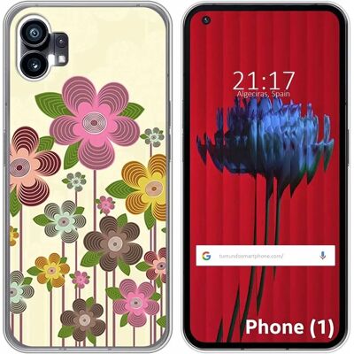 Coque Silicone pour Nothing Phone 1 design Printemps en Fleurs - Publicité Coque Silicone pour Nothing Phone 1 design Printemps en Fleurs - Publicité