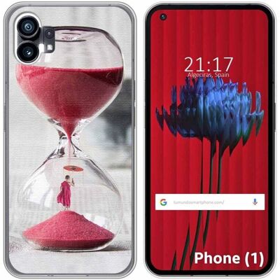 Coque Silicone pour Nothing Phone 1 - Design Montre - Étui - Publicité Coque Silicone pour Nothing Phone 1 - Design Montre - Étui - Publicité