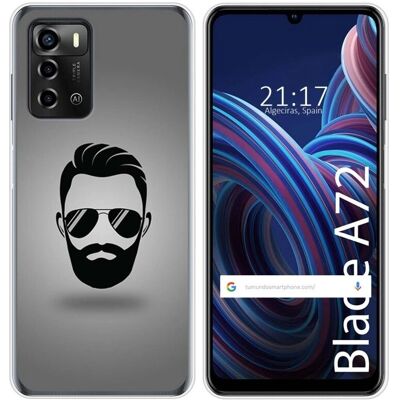 Coque en silicone pour ZTE Blade A72 - Design Barbe - Étui téléphone - Publicité Coque en silicone pour ZTE Blade A72 - Design Barbe - Étui téléphone - Publicité
