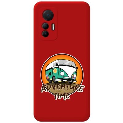 Coque Silicone Liquide Rouge Adventure Time Xiaomi 12 Lite 5G - Publicité Coque Silicone Liquide Rouge Adventure Time Xiaomi 12 Lite 5G - Publicité