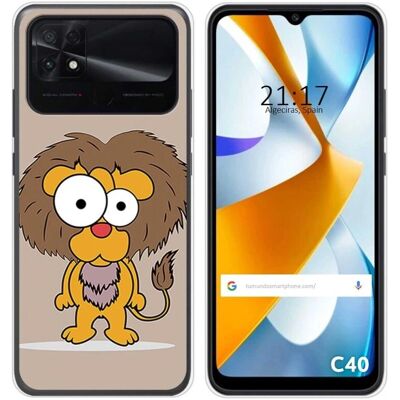 Coque en silicone Xiaomi POCO C40 Design Lion - Publicité Coque en silicone Xiaomi POCO C40 Design Lion - Publicité