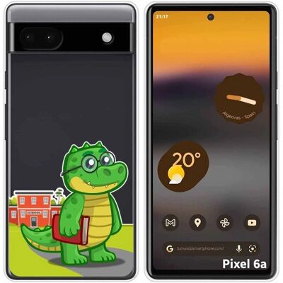 Coque Silicone Transparente pour Google Pixel 6A - Design Coco - Publicité Coque Silicone Transparente pour Google Pixel 6A - Design Coco - Publicité