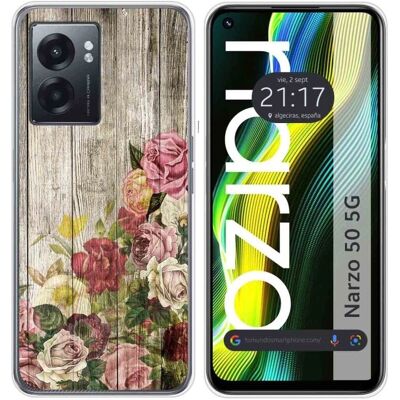 Coque pour Realme Narzo 50 5G Design en Bois - Étui - Publicité Coque pour Realme Narzo 50 5G Design en Bois - Étui - Publicité