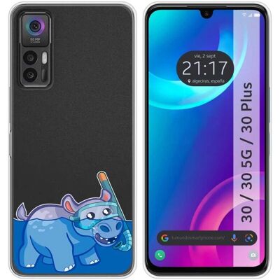 Coque transparente hypo pour TCL 30 / 30 5G / 30 Plus - Publicité Coque transparente hypo pour TCL 30 / 30 5G / 30 Plus - Publicité