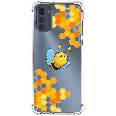 TUMUNDO SMARTPHONE - Coque Moto E32 - Motif abeille - Antichoc - Multicolore - Publicité TUMUNDO SMARTPHONE - Coque Moto E32 - Motif abeille - Antichoc - Multicolore - Publicité