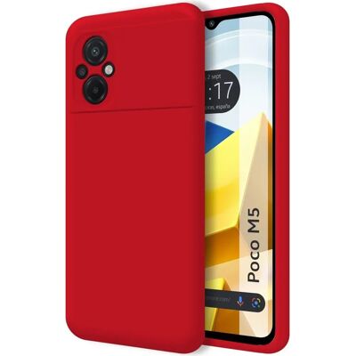 Xiaomi Poco M5 Silikonflytande Röd Smartphone-Case Xiaomi Poco M5 Silikonflytande Röd Smartphone-Case