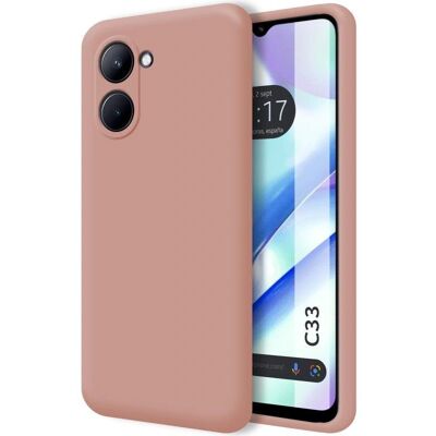 Tumundosmartphone Siliconen Vloeibare Zachte Hoes voor Realme C33 Tumundosmartphone Siliconen Vloeibare Zachte Hoes voor Realme C33