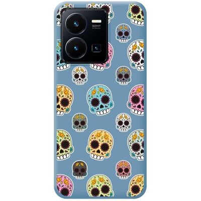 Coque TUMUNDOSMARTPHONE Bleue Vivo Y35 / Y22s - Étui Téléphone - Publicité Coque TUMUNDOSMARTPHONE Bleue Vivo Y35 / Y22s - Étui Téléphone - Publicité