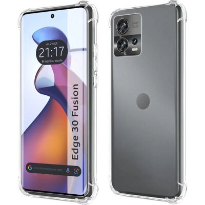 Coque transparente pour Motorola Edge 30 Fusion 5G - Résistante et durable - Publicité Coque transparente pour Motorola Edge 30 Fusion 5G - Résistante et durable - Publicité