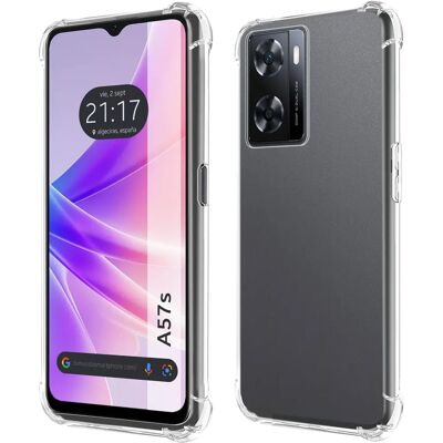 Coque transparente TUMUNDOSMARTPHONE Oppo A57S Antichocs en gel TPU Coque transparente TUMUNDOSMARTPHONE Oppo A57S Antichocs en gel TPU