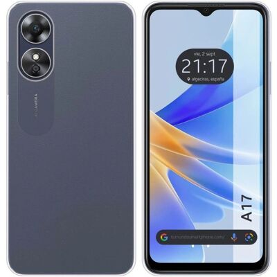 Tumundosmartphone Oppo A17 Coque Fine en Gel de Silicone Transparente TPU - Étui Smartphone - Publicité Tumundosmartphone Oppo A17 Coque Fine en Gel de Silicone Transparente TPU - Étui Smartphone - Publicité